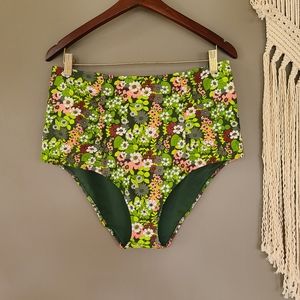 Aerie Hi-rise Floral Bikini Bottom XXL